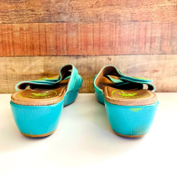 Dansko Sophie Arch Support Leather Wedged Sandals - Picture 5 of 7